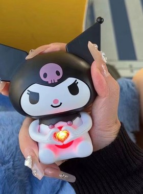 比心洛洛米会说iloveyou发声玩偶语音发光七夕情人节送女朋友礼物