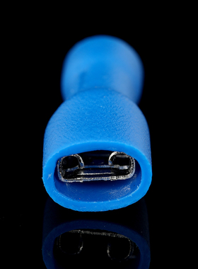 母全预绝缘端头 插簧母全护套 FDFD2-187 全绝缘接线端子母1000只