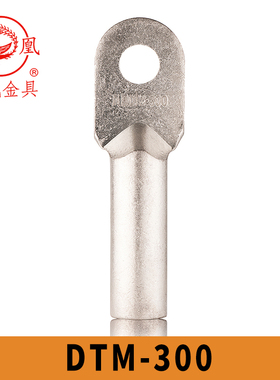 凤凰国标镀锡铜接头DTM-300铜鼻子 接线端子GBT14315-2008 含专票