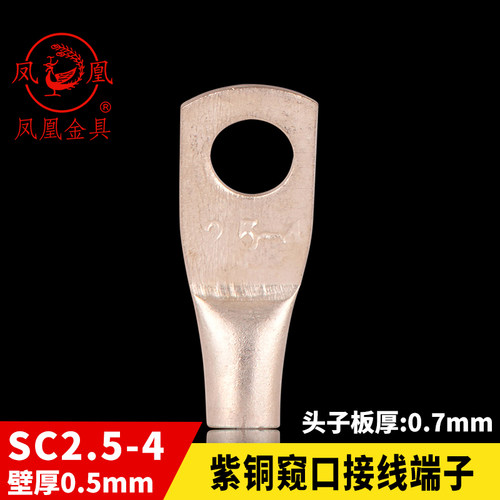 铜接头DTGA铜鼻子SC2.5-4