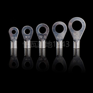 展握牌OT冷压接线端子 圆型裸端头OT10 -5 -6 -8 -10 -12紫铜鼻子