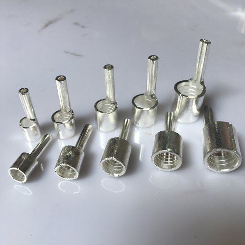 紫铜平方冷压镀银接线端子