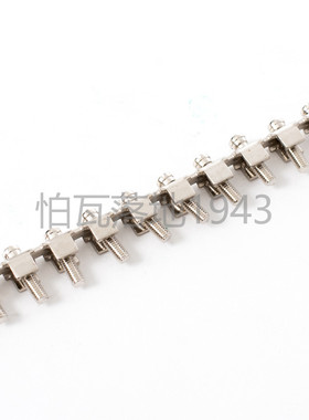 UK端子中心短接条FBI-10-10 UK10N连接条 纯铜带螺丝