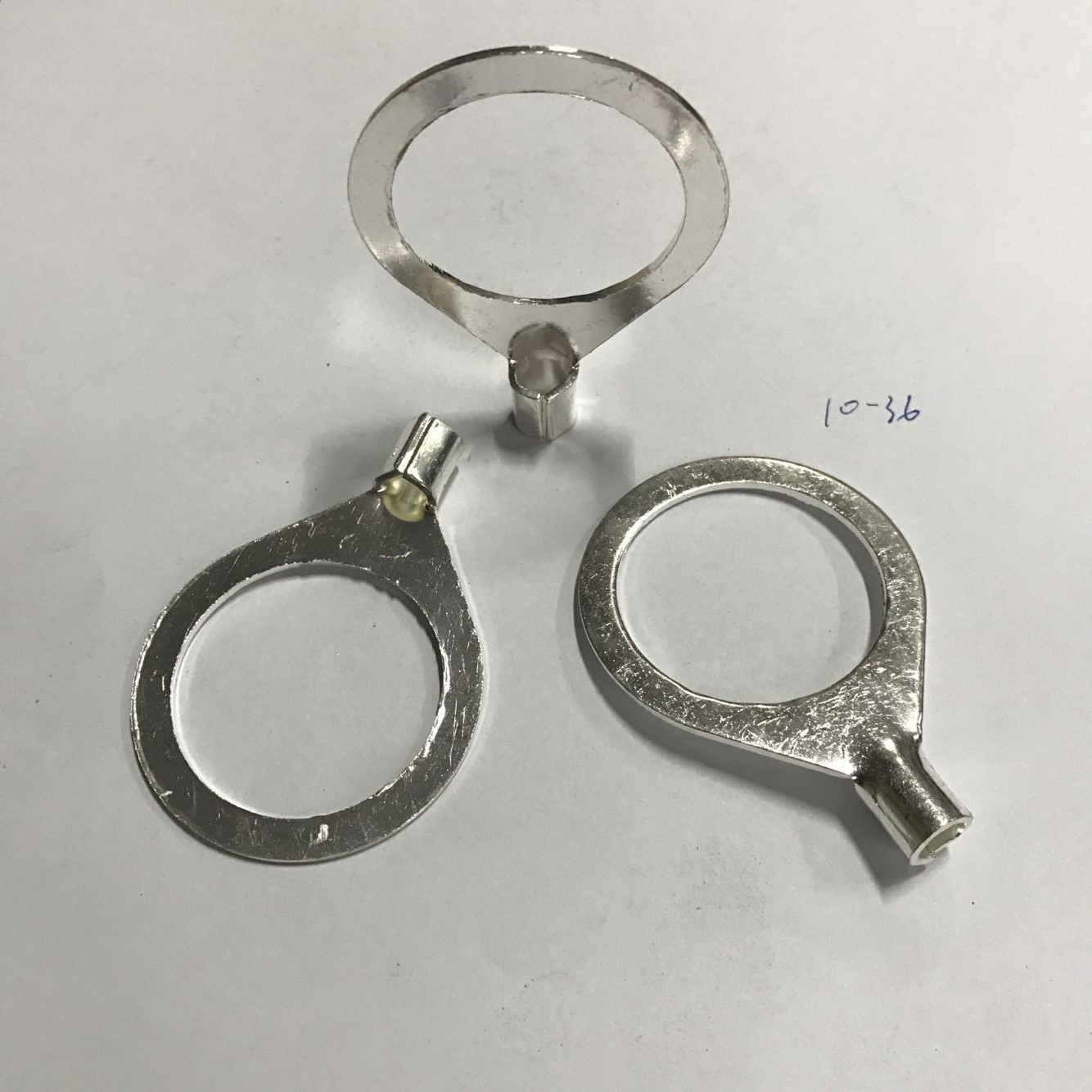 展握牌 冷压接线端子 OT10-36 大孔铜鼻子法兰静电跨接端子 一只