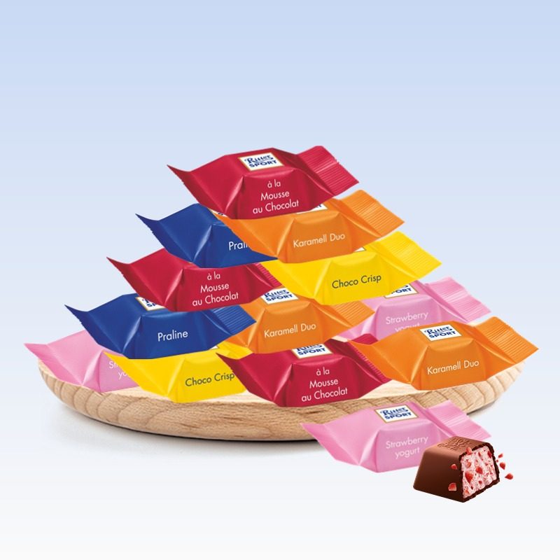 德国进口瑞特斯波德夹心什锦牛奶巧克力1000g瑞特滋零食糖果喜糖