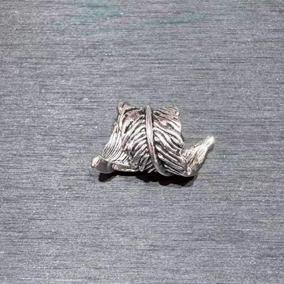 精工合金高保色羽毛藏式水晶
