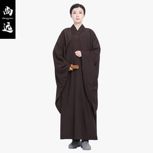 特卖尚远四季麻纱海青居士服僧服广袖海青男女同款海清五戒缦衣