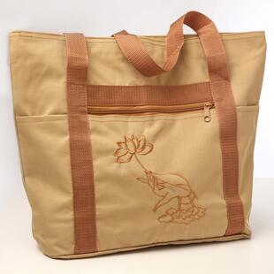 特卖居士收纳袋僧包牛津布朝山佛袋手提袋寺院法会结缘纪念品logo