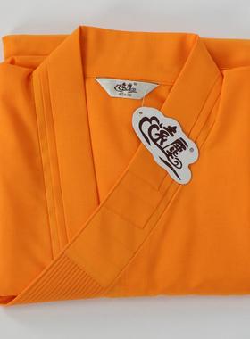 特卖远尘海清黄色僧服师父青衣出家人方丈衣服法师衣台麻纱四季男