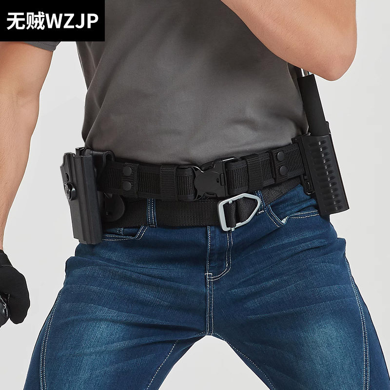 NO THIEF WZJP HIGH-END HARD TACTICAL BELT EIGHT-PIECE BELT BELT SECURITY PROPERTY HANGING EIGHT-PIECE SET MULTI-FUNCTIONAL