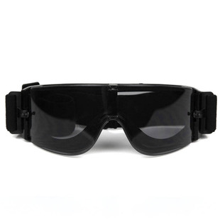 无贼WZJP下场X800军迷户外防风沙护目镜/风镜骑行滑雪防冲击3片装