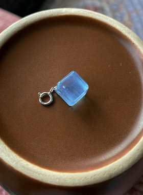 精品男女海蓝宝吊坠蓝色天然