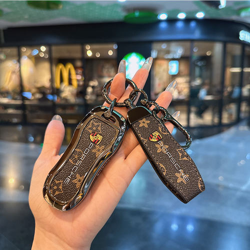 适用保时捷Panamera帕拉梅拉卡宴包Macan车911钥匙套718Taycan壳