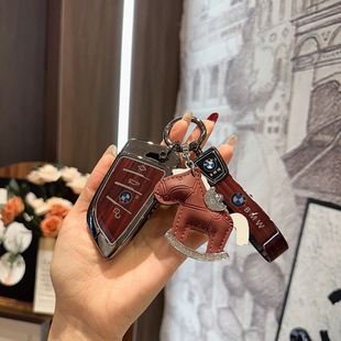 适用于宝马钥匙套5系3系x3/x5扣x1三系五系i3高档金属壳530/325li
