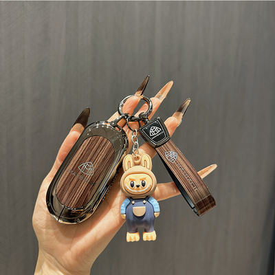 适用于奔驰迈巴赫钥匙套S级S480/S580/S450/S560高档金属车扣壳