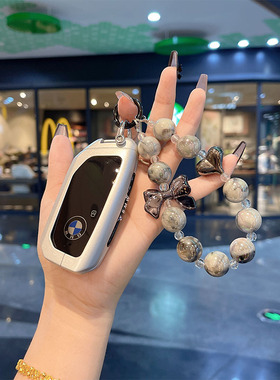 适用于宝马新款X1X3X5X6X7钥匙套7系高档iX/XM/i7包扣壳