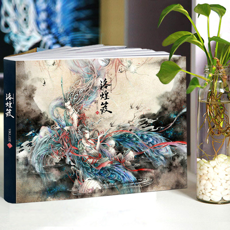 设计师杉泽 国风美学百鬼画师viki_lee 李一帆水墨黑白画意精选画集