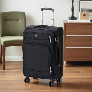 瑞士军刀行李箱20寸拉杆女大容量耐用结实密码牛津布旅行箱男女