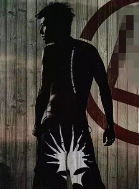 陈冠希 K洛特 C系列 MDSK S级 3M反光面具 菊花荆棘 夏季休闲短裤