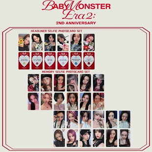 BABYMONSTER宝怪HEADLINER小卡二周年纪念册会员礼自印卡PB特典
