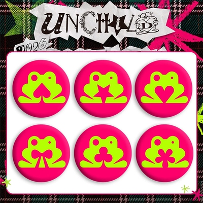 UNCHILD LOGO徽章 姓名牌马口铁胸章谷子吧唧 自制周边粉丝应援