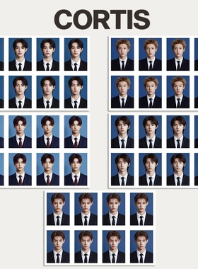 CORTIS周边西服证件照一寸照片 COER收藏护照照片赵雨凡KEONHO