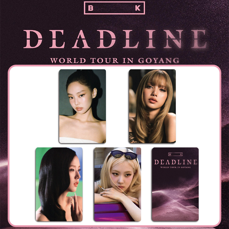 粉墨DEADLINE演唱会自印小卡场周卡BP满额卡特典 周边明信片照片