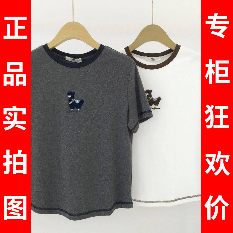 香衣雅帛56018 品牌短袖女棉质T恤衫2026夏新款韩版洋气休闲小衫
