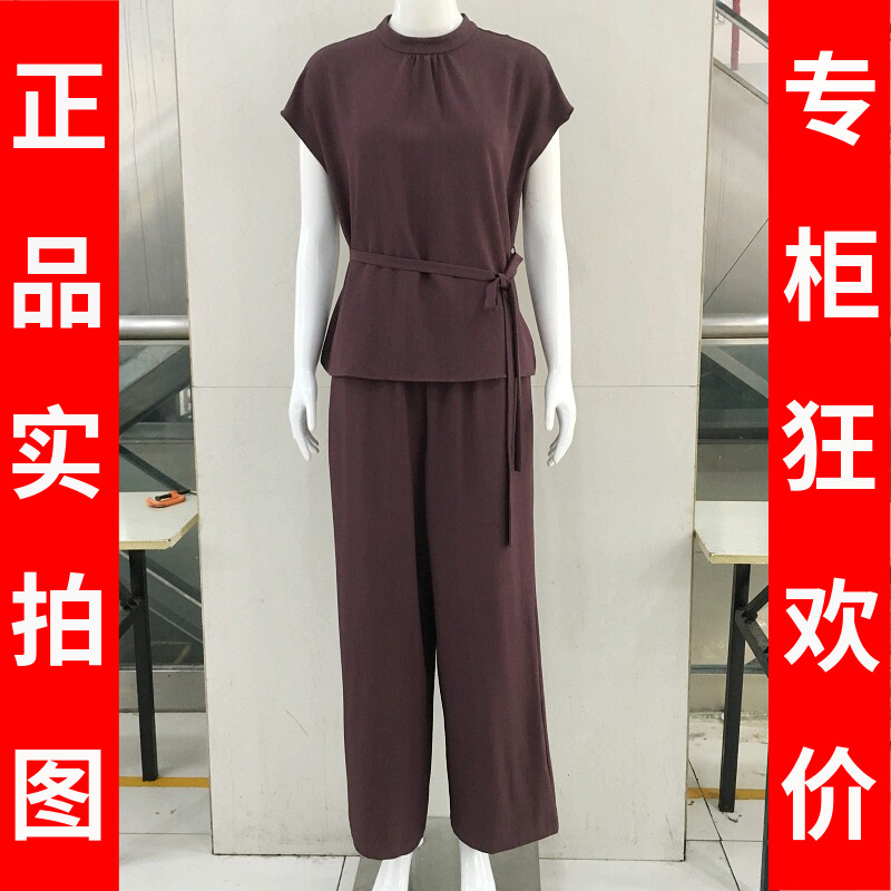 飞子8859 中年短袖套裤女2026夏季新款韩版洋气妈妈两件套装
