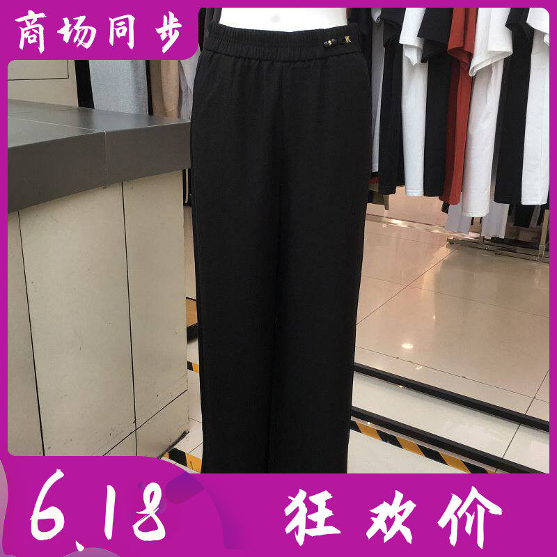 俏玛玛262008 中年亚麻直筒裤女裤2026夏季新款洋气妈妈宽腿裤子