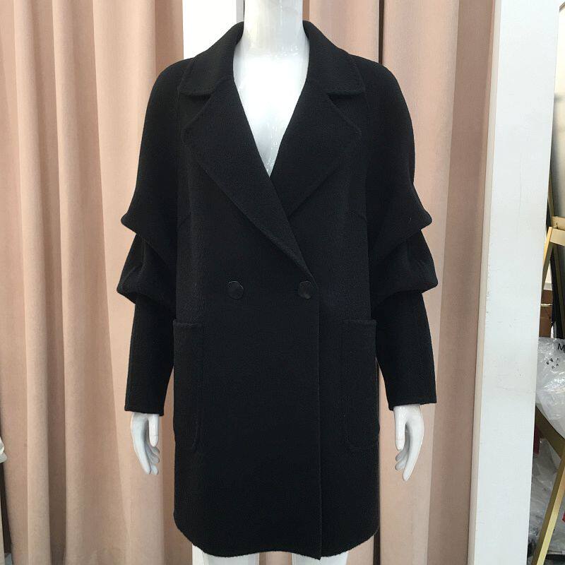 三SMVS873 高档双面呢羊绒大衣女2026冬季新款韩版气质羊毛外套
