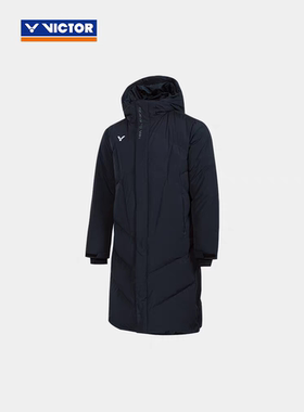 VICTOR/威克多J-55703羽毛球服冬季保暖长款羽绒服胜利男女运动服