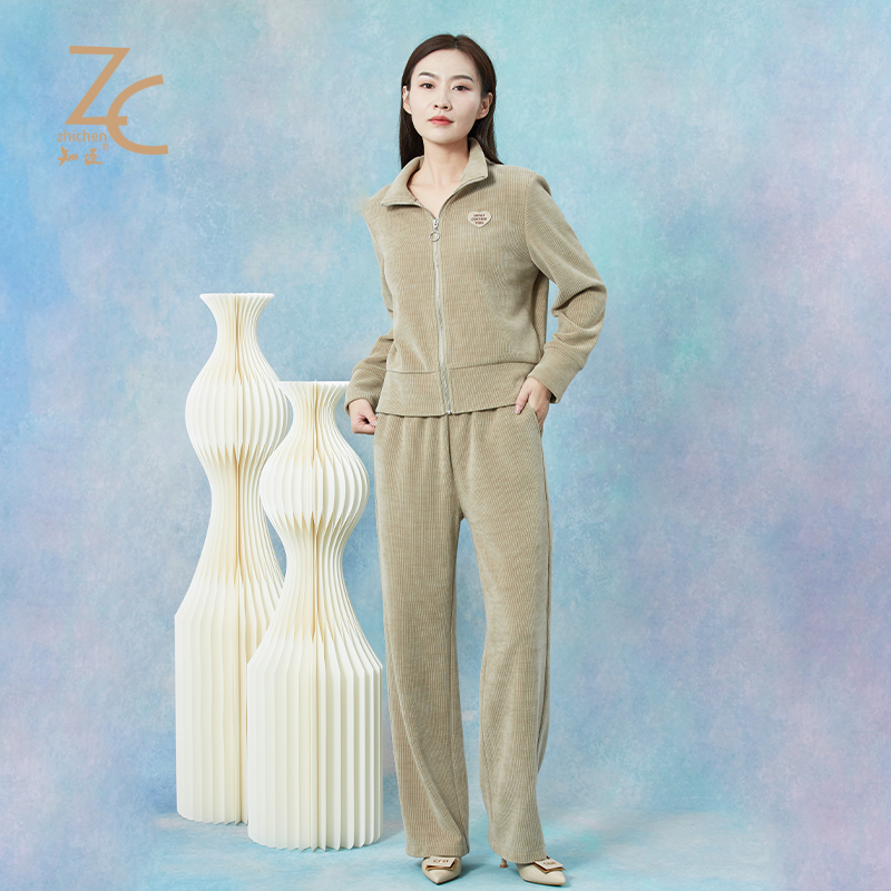 多色运动休闲两件套套装女