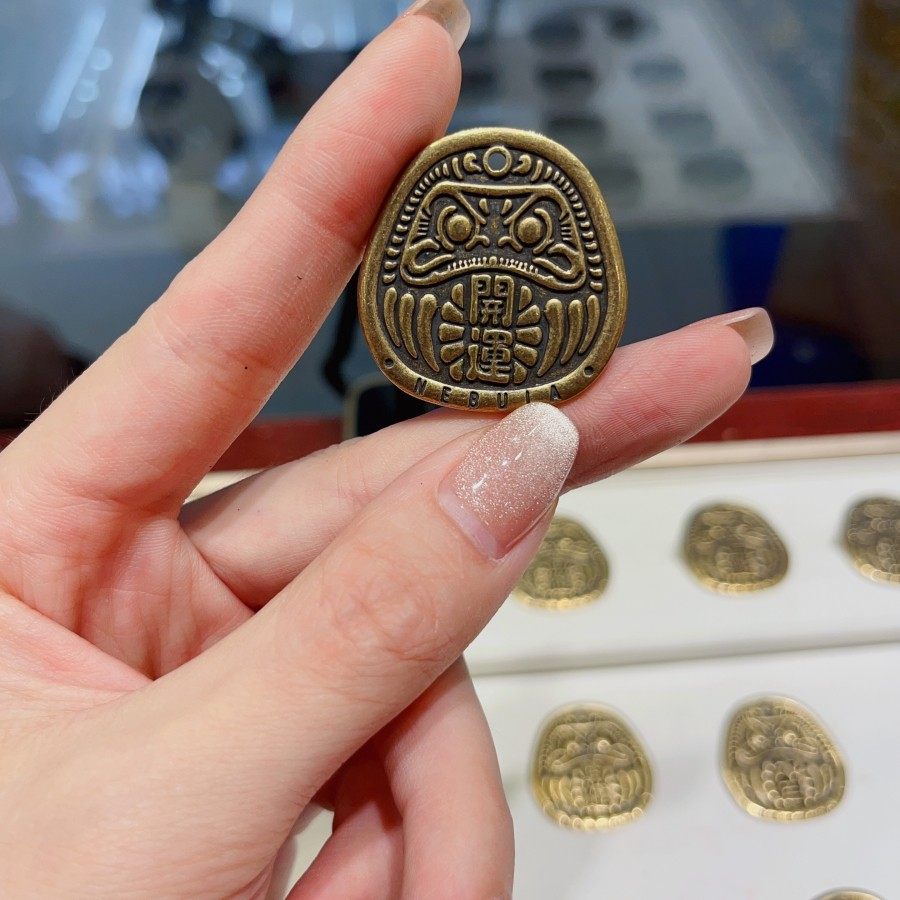 纯铜达摩蛋开运牌配件手工原创diy编织手绳文玩时尚配饰佛珠手串,饰品/流行首饰/时尚饰品新,绳,淘宝优惠券,粉丝福利购,淘宝优惠卷