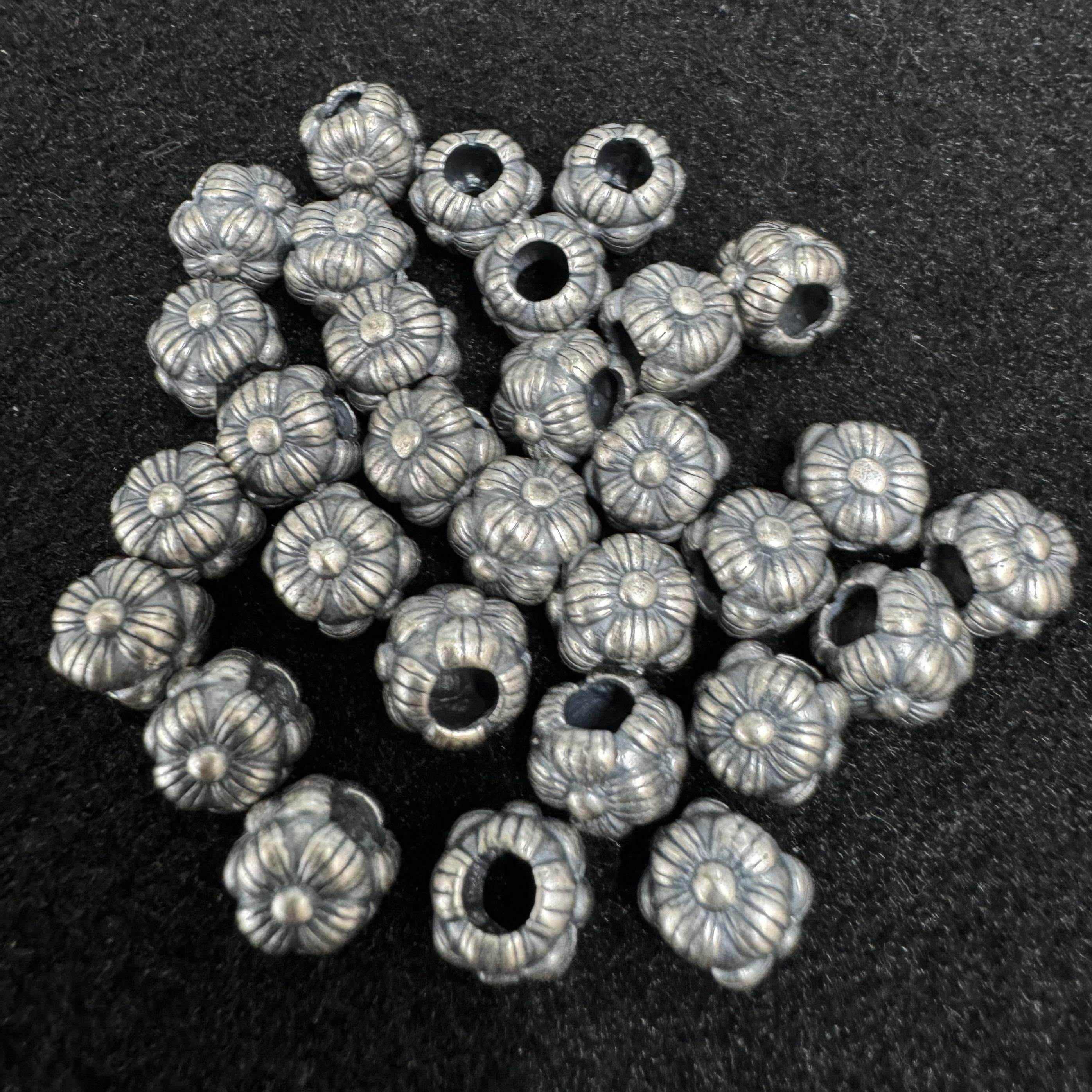 f1精工三七老银花瓣隔珠配件手工diy文玩时尚配饰佛珠串珠手链项,饰品/流行首饰/时尚饰品新,其他DIY饰品配件,淘宝优惠券,粉丝福利购,淘宝优惠卷