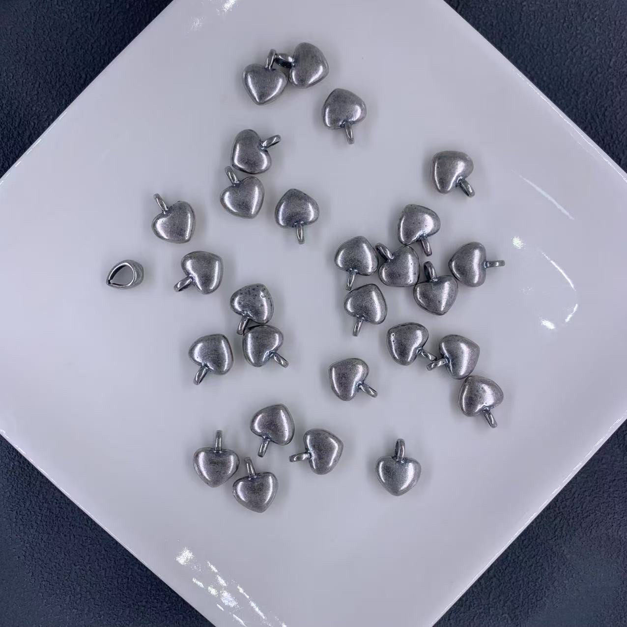 精工三七银爱心配件手工diy文玩佛珠手串项链编绳配饰隔珠散珠,饰品/流行首饰/时尚饰品新,DIY配件,淘宝优惠券,粉丝福利购,淘宝优惠卷