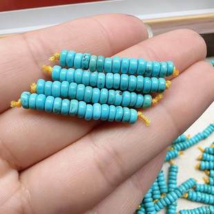 菱镁矿绿松手串隔片隔珠散珠圆珠垫片佛珠菩提手链diy配饰