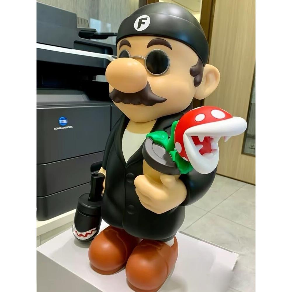 超级玛丽联名正品这个杀手不太冷cos马里奥摆件网红潮玩手办礼物