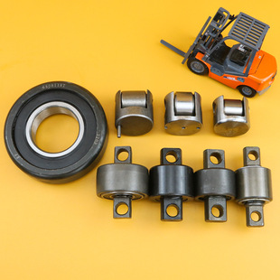 叉车门架轴承滚轮适用于合力杭叉龙工叉车侧滚轮座组调和复合滚轮