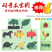 Montessori Trung tâm học tập sớm Đồ chơi và thực vật Bảng điều khiển Động vật Câu đố Câu đố Montessori Đồ dùng dạy học 3-6 tuổi - Đồ chơi giáo dục sớm / robot