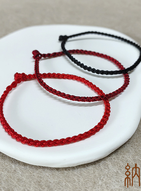 2025本命年红绳手工编织手链好运