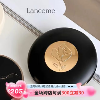 无暇裸妆！Lancome兰蔻新版小飞碟黑金气垫粉底持控油遮瑕服帖13g