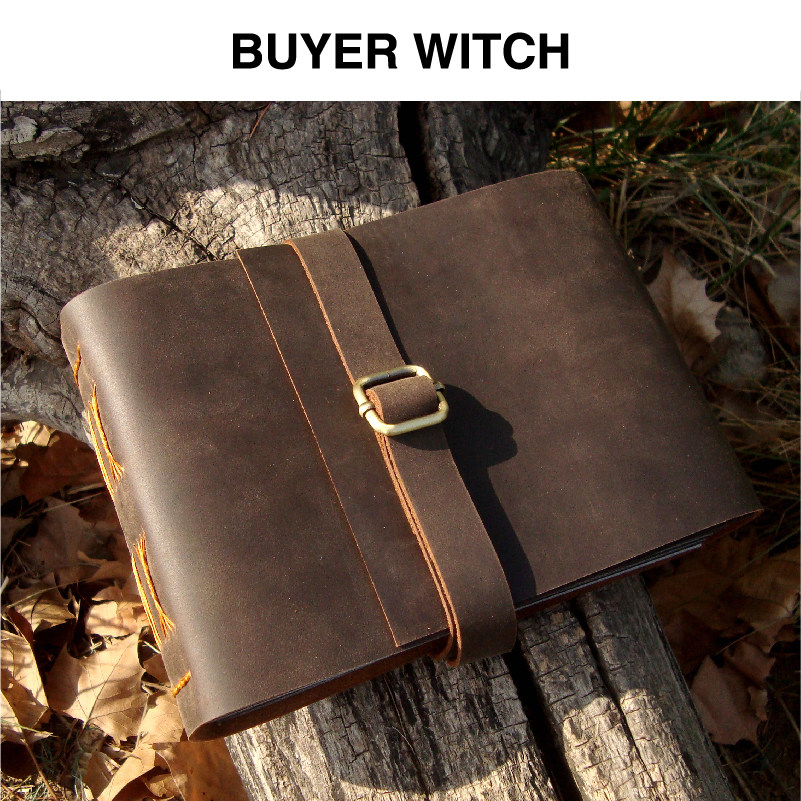 原创复古日字扣diy手工创意牛皮相册本 粘贴式影集定制情侣纪念册