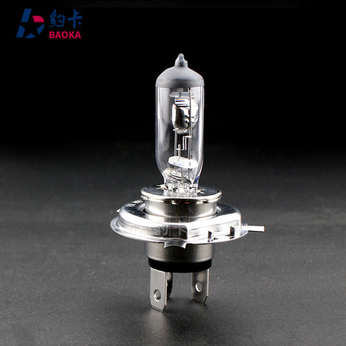 摩托车双爪大灯泡 电动车小龟单爪三爪大灯泡12V25W35w大头灯泡