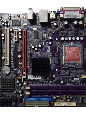 方正/精英945GCT-M全集成带PCI-E 775CPU全集成主板，DDR2内存