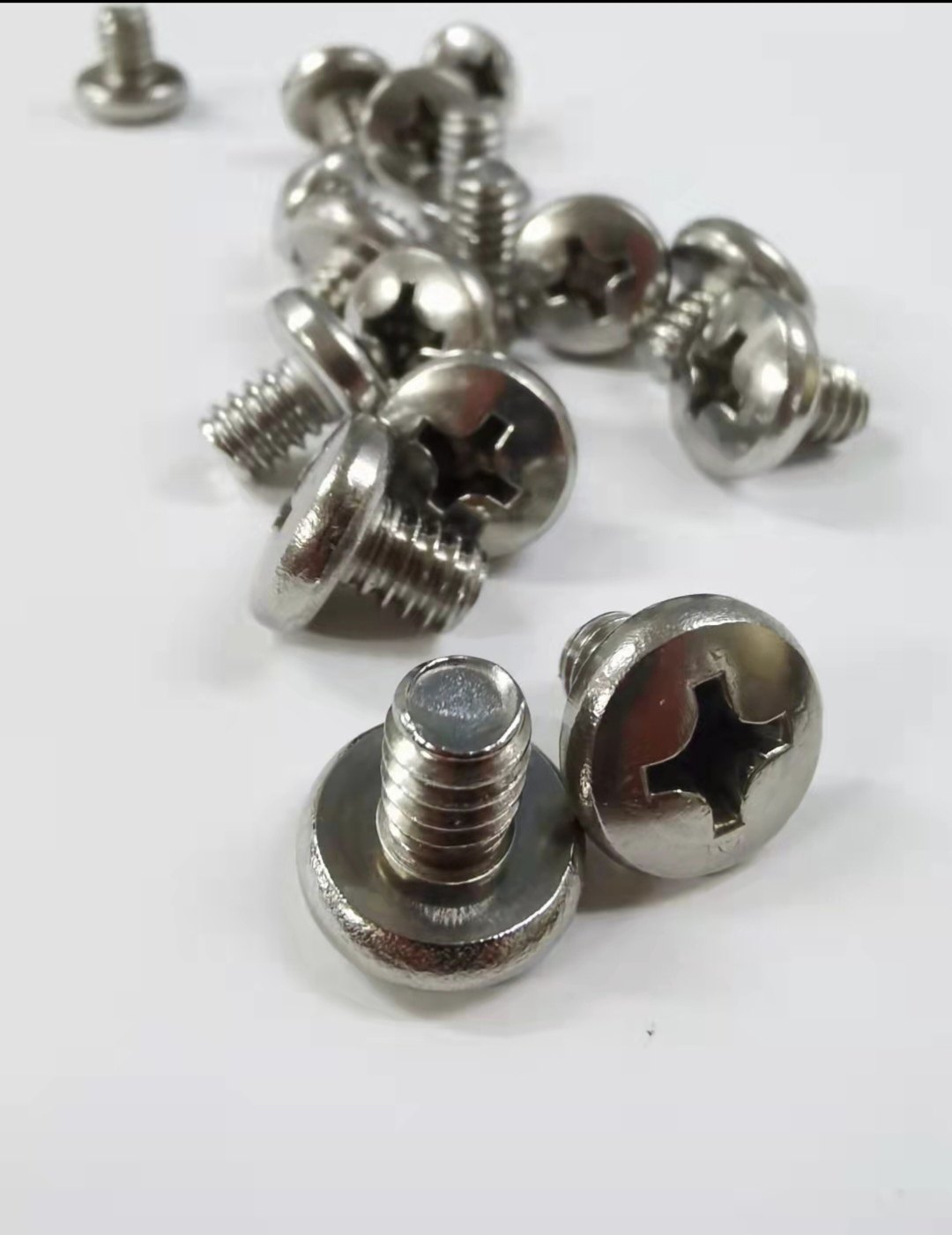 m6x8监控摄像机英制螺丝 304不锈钢十一字机螺丝 1/4*8摄像头螺丝