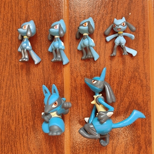 正版散货宝可梦口袋妖怪神奇宝贝利欧路mc路卡利欧 手办模型玩具