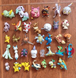 正版散货口袋妖怪宠物小精灵宝可梦剑盾小号超梦乘龙水箭龟食玩