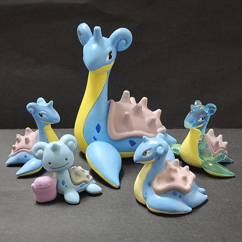 正版散货口袋妖怪宝可梦神奇宝贝mc乘龙拉普拉斯手办模型玩具