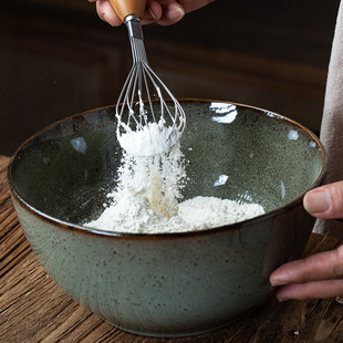 创意陶瓷窑变9英寸大碗加高加深复古汤盆酸菜鱼碗钵钵鸡碗龙虾盆